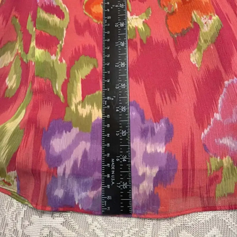VNTG SWIRLY SKIRT Whimsy Fairy Cottagecore M 30” Waist/36” Long Flowy Boho